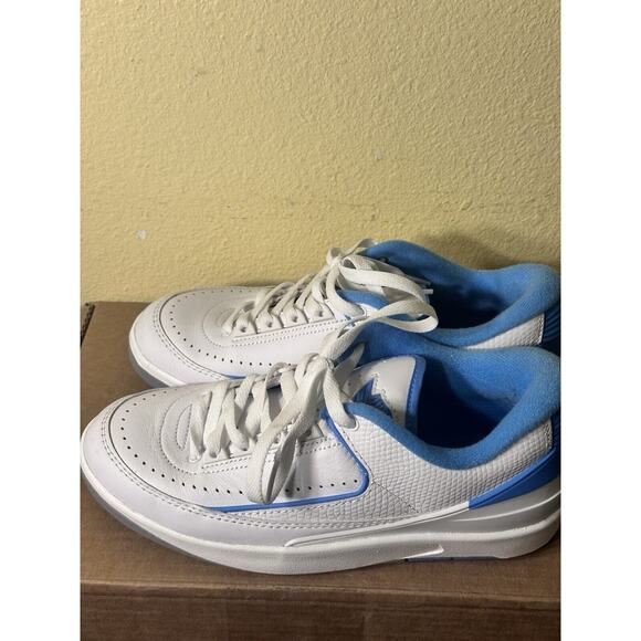 Nike Air Jordan 2 Retro Low University Blue White Size 6.5Y/Women 8 FJ6869 104 - Picture 6 of 12